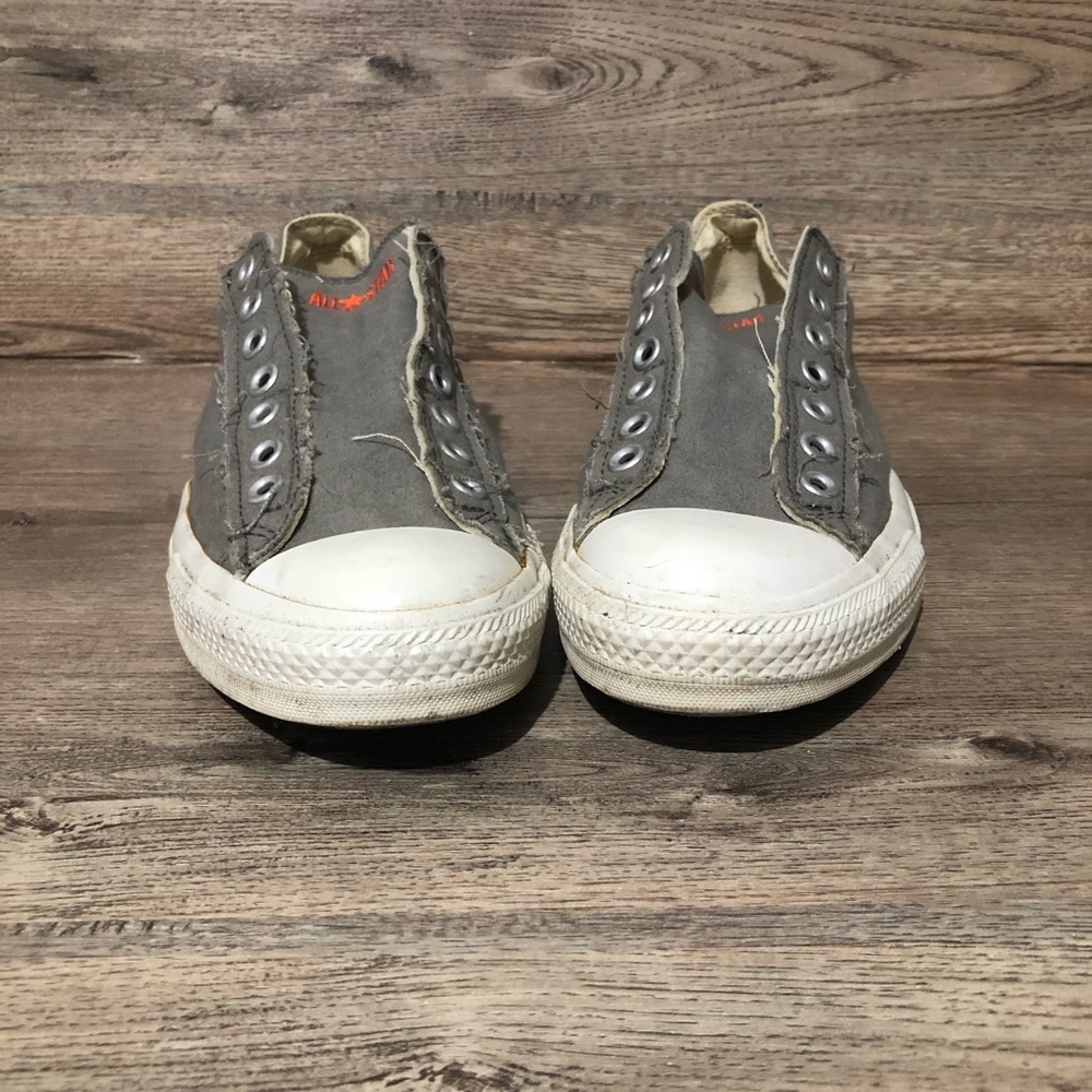 CONVERSE AllStar Gray Canvas SlideOn Low Top Shoes